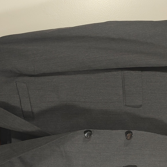 Boss Single Breasted Grey Pinstripe Suit - Picture 5 of 11